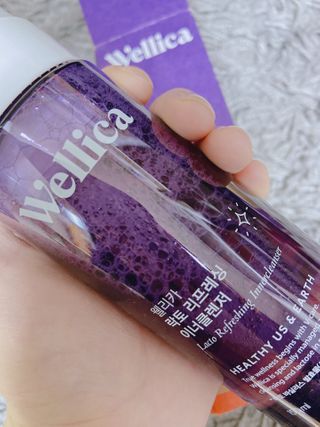 웰리카_V CARE 웰리카 락토 리프레싱 이너클렌저 — 5점을 준 리뷰어가 2020년 12월 올린 사용 사진