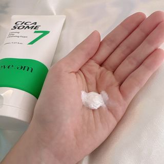 나우 [리브엠] 화해 1등 각질 클렌저! 시카좀 카밍 딥 클렌징 폼 — 5점을 준 리뷰어가 2025년 6월 올린 사용 사진