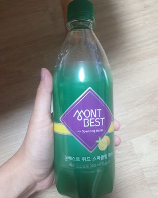 몽베스트 Montbest with Sparkling water Lemon OR Lime 20병(랜덤) — 5점을 준 리뷰어가 2021년 10월 올린 사용 사진
