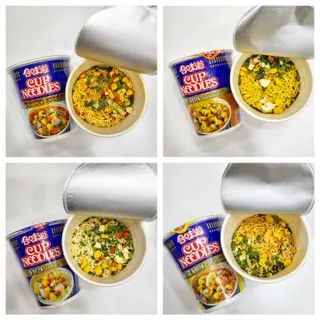 NISSIN 닛신 컵누들  4종 - 씨푸드오리지날, 씨푸드 스파이시, 씨푸드 커리, 씨푸드 XO소스 — 5점을 준 리뷰어가 2022년 5월 올린 사용 사진