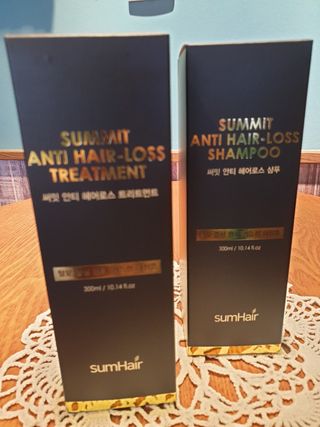 썸헤어 / SUMHAIR 썸헤어  써밋 안티 헤어로스 샴푸+트리트먼트 — 5점을 준 리뷰어가 2021년 5월 올린 사용 사진