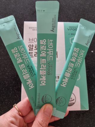 브이푸드 알로에 트리플케어 — 5점을 준 리뷰어가 2022년 4월 올린 사용 사진