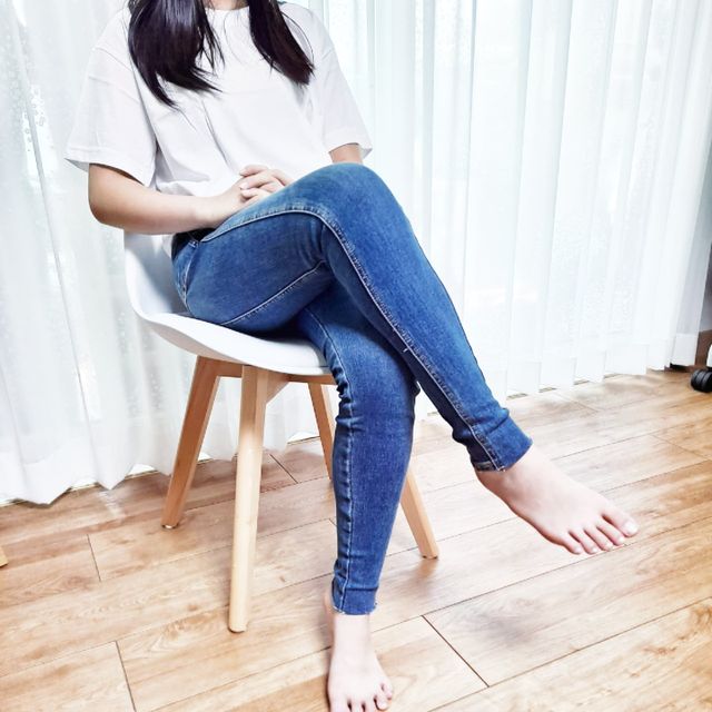 볼륨있는 골반 여신  골반 뽕 탑재 청바지 포샵진 리뷰 사진
