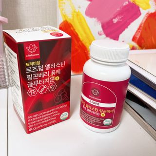 웨일섬 프리미엄 로즈힙 엘라스틴 링곤베리 퓨레 글루타치온 정 — 5점을 준 리뷰어가 2023년 7월 올린 사용 사진
