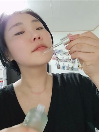 아르비엔 마일드케어 비건 시카세럼 — 5점을 준 리뷰어가 2021년 2월 올린 사용 사진