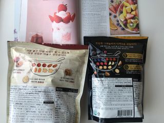 씨알푸드 씨알로 그래놀라 2종 후르츠+크랜베리 아몬드 — 5점을 준 리뷰어가 2022년 7월 올린 사용 사진