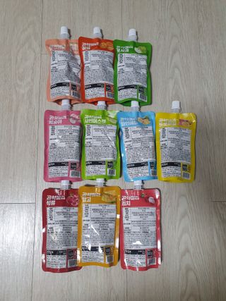 참앤들황토농원 10가지 맛, 입맛대로 스페셜하게~ 가볍게 한 포 땡! 곤약젤리 스페셜 패키지 130ml x 30포 — 5점을 준 리뷰어가 2023년 1월 올린 사용 사진