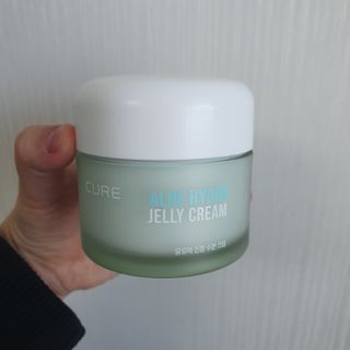 김정문알로에 큐어 큐어 알로에 리프레쉬 젤리 세럼, 큐어 알로에 하이드로 젤리 크림 — 5점을 준 리뷰어가 2021년 2월 올린 사용 사진