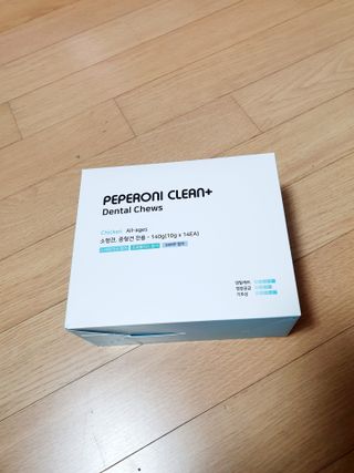 페페로니 클린플러스 덴탈치킨껌 10g x 14p — 5점을 준 리뷰어가 2021년 7월 올린 사용 사진