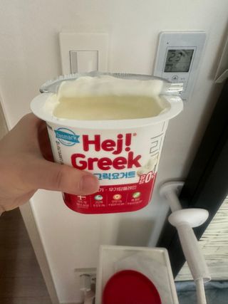 [구매평]덴마크 하이(Hej!) 브랜드 패키지(요구르트, 그릭요거트)only 로켓프레쉬 — 5점을 준 리뷰어가 2025년 3월 올린 사용 사진