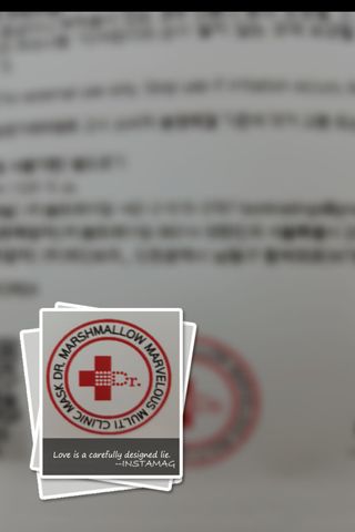 닥터마시멜로 마블러스 멀티 클리닉 마스크 — 5점을 준 리뷰어가 2021년 2월 올린 사용 사진