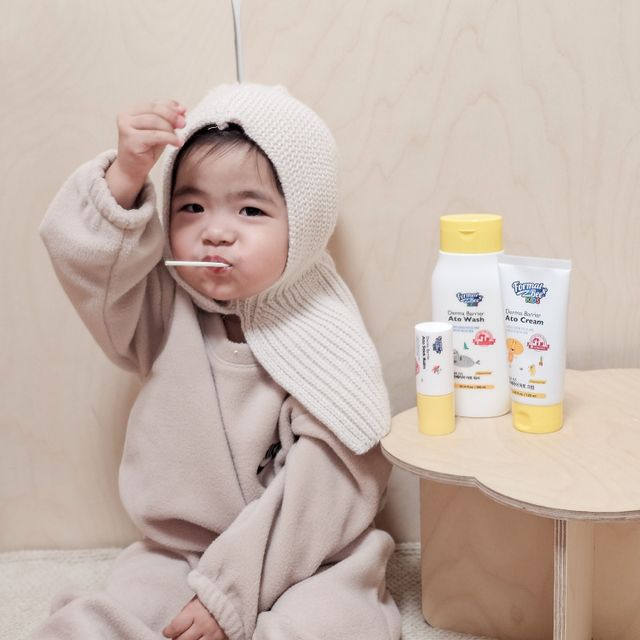 포멀비 키즈 더마베리어 아토 세트(크림 120ml+워시 300ml+스틱밤 18g) 리뷰 사진