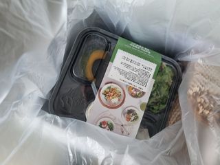 참살이도시락 작심삼일 샐러드도시락 3개 맛보기 새벽배송 또는 택배배송 — 5점을 준 리뷰어가 2021년 7월 올린 사용 사진