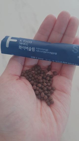 똥기사의 케이푸드 화이버슬림 — 5점을 준 리뷰어가 2021년 2월 올린 사용 사진