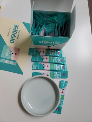 펫시랩 반려견용 액상 프리바이오틱스 아쿠아펫 — 5점을 준 리뷰어가 2020년 12월 올린 사용 사진
