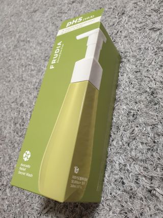 [후르디아] 아보카도 약산성 비건 여성 청결제 — 5점을 준 리뷰어가 2021년 7월 올린 사용 사진