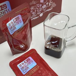 광동생활건강 프리 [광동] 홍삼 배도라지진액 (102mL*30포) — 5점을 준 리뷰어가 2025년 5월 올린 사용 사진