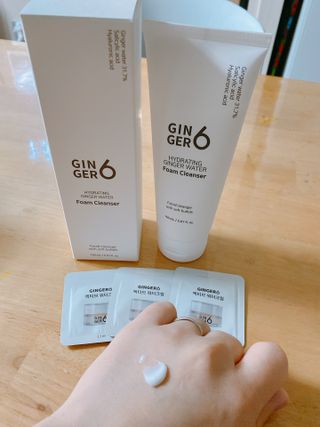 GINGER6 하이드레이팅 진저 워터 폼클렌징 — 5점을 준 리뷰어가 2021년 9월 올린 사용 사진
