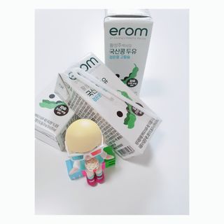이롬 erom 황성주박사의 국산콩 두유 검은콩 고칼슘 — 5점을 준 리뷰어가 2020년 12월 올린 사용 사진