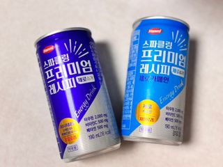 한미사이언스 [한미] 스파클링 프리미엄 레시피 (카페인, 제로카페인 2종)각5개총10개제공 — 5점을 준 리뷰어가 2025년 1월 올린 사용 사진