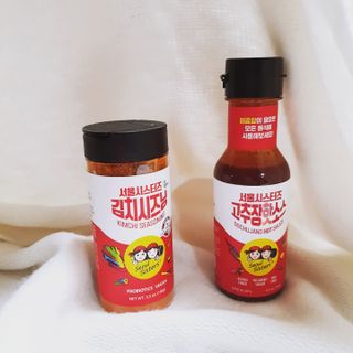[서울시스터즈] 김치시즈닝 국내 최초 뿌려먹는 김치파우더 100g 1개+ 신제품 고추장 핫소스 185g 1개 — 5점을 준 리뷰어가 2021년 9월 올린 사용 사진