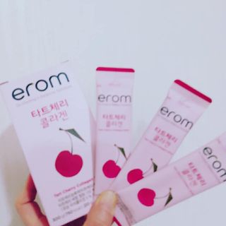 이롬 erom 타트체리 콜라겐 — 5점을 준 리뷰어가 2021년 3월 올린 사용 사진