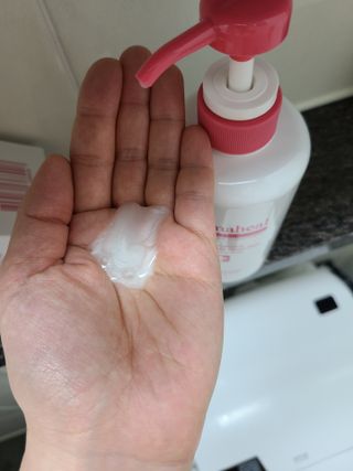 더마힐 헤어 컨디셔닝 샴푸 릴렉스 500ml — 4점을 준 리뷰어가 2021년 3월 올린 사용 사진