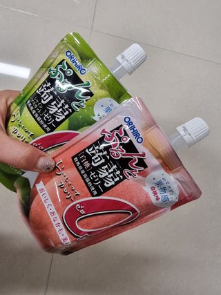 ORIHIRO 오리히로 곤약젤리 제로칼로리 130g 4종 4팩(맛별로 1팩씩) — 5점을 준 리뷰어가 2023년 2월 올린 사용 사진