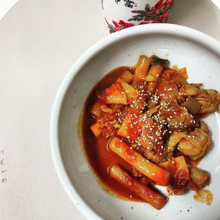한성기업 무볼레 닭떡볶이+해물떡볶이 2종 세트 — 5점을 준 리뷰어가 2021년 9월 올린 사용 사진