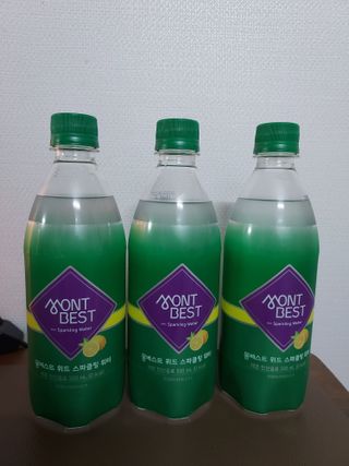 몽베스트 Montbest with Sparkling water Lemon OR Lime 20병(랜덤) — 5점을 준 리뷰어가 2021년 11월 올린 사용 사진