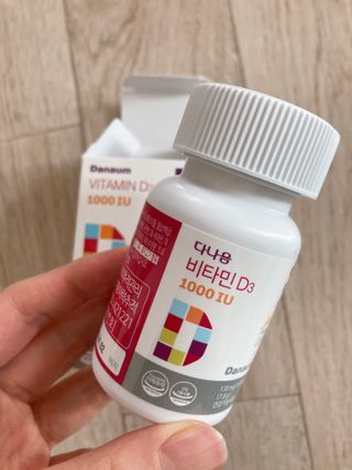 다나음 츄어블 비타민D 1000IU (130ml x 60캡슐) — 5점을 준 리뷰어가 2023년 3월 올린 사용 사진