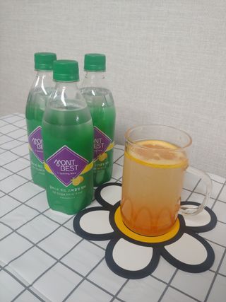 몽베스트 Montbest with Sparkling water Lemon OR Lime 20병(랜덤) — 5점을 준 리뷰어가 2021년 10월 올린 사용 사진