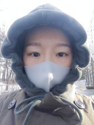 [에이블밤부] 리퓨어 쿠퍼 마스크 10color — 5점을 준 리뷰어가 2021년 2월 올린 사용 사진
