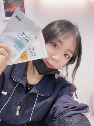에버렐 아크네 클리어 패치 오리지널(40매) + XL(8매) 1세트, 각 1개씩 — 4.5점을 준 리뷰어가 2022년 5월 올린 사용 사진