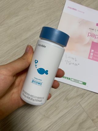 파파비오랩 승무원 콜라겐 콜라겐바다 — 5점을 준 리뷰어가 2021년 1월 올린 사용 사진