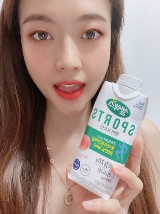 셀렉스스포츠 셀렉스 스포츠 웨이 프로틴 복숭아_ 330ml x 12팩 — 5점을 준 리뷰어가 2021년 8월 올린 사용 사진