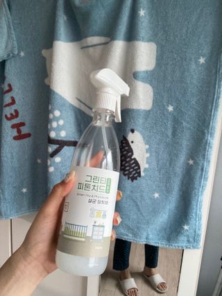 [엠메이데이] 그린티 피톤치드 감쪽같이 500ml + 손소독액 50ml — 5점을 준 리뷰어가 2022년 3월 올린 사용 사진