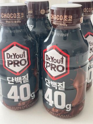 닥터유 프로 단백질 드링크 40g 초코 닥터유 프로 단백질드링크 40g 초코 — 5점을 준 리뷰어가 2024년 8월 올린 사용 사진