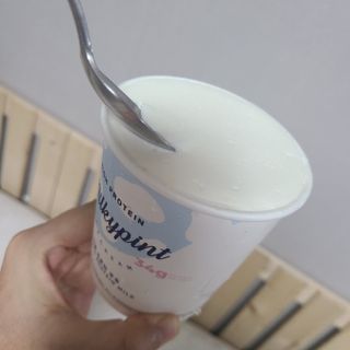 밀키파인트 더블 프로틴 우유 — 5점을 준 리뷰어가 2021년 8월 올린 사용 사진