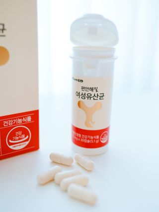 메이준뉴트리 메이준쎌 편안해질 여성유산균 — 5점을 준 리뷰어가 2021년 2월 올린 사용 사진