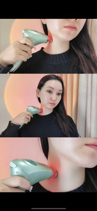 dearage 틱톡 [Trysonic(트라이소닉)]탄력 디바이스 / 촉촉착착 핑크케어 에이유79 — 5점을 준 리뷰어가 2024년 12월 올린 사용 사진