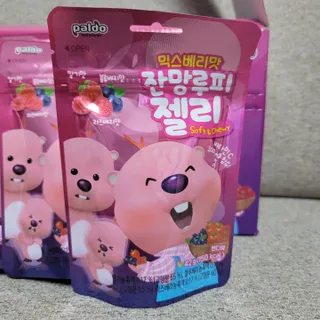 [팔도] 잔망루피젤리 믹스베리맛 42g 8개 — 5점을 준 리뷰어가 2022년 1월 올린 사용 사진