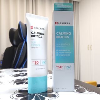 리더스코스메틱 리더스 카밍 바이오틱스 선 에센스 SPF 50+ PA++++ — 5점을 준 리뷰어가 2022년 5월 올린 사용 사진