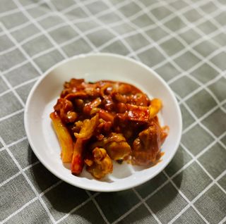 한성기업 무볼레 닭떡볶이+해물떡볶이 2종 세트 — 5점을 준 리뷰어가 2021년 10월 올린 사용 사진
