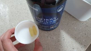 서울약사신협 Finepick_오메가365_1020mg x 365캡슐 — 5점을 준 리뷰어가 2021년 4월 올린 사용 사진