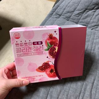 헬스업_쁘띠쁘띠석류콜라겐젤리_20g x 14포 — 4점을 준 리뷰어가 2021년 2월 올린 사용 사진