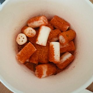 나우  [요리궁리] B타입 ( 매콤, 치즈, 매콤까르보 ) 꽃떡볶이 6개입 세트 — 5점을 준 리뷰어가 2025년 3월 올린 사용 사진