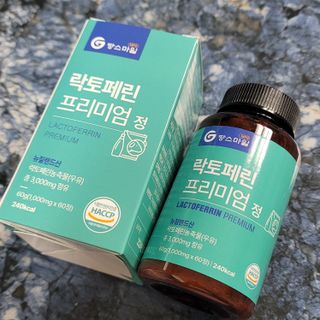 짱스마일 락토페린 프리미엄 정 1000ml x 60정 — 5점을 준 리뷰어가 2022년 12월 올린 사용 사진