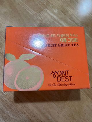 몽베스트 위드더 블랜딩 하우스 _자몽 그린티 — 5점을 준 리뷰어가 2022년 12월 올린 사용 사진
