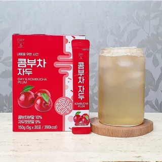 참앤들황토농원 7가지 맛! 탄산 톡톡! 스파클링! 데이앤 콤부차 7종 10포 1박스씩 ★총 7박스★ — 5점을 준 리뷰어가 2023년 2월 올린 사용 사진